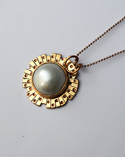 Latitude Pearl Pendant – Pele Jewelry