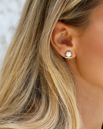 Cheleng Pearl Earrings – Pele Jewelry